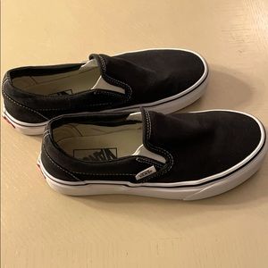 Black Slip On Vans